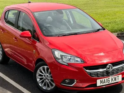 Used Vauxhall Corsa 90 HP (66 kW) 2016 Red Hatchback
