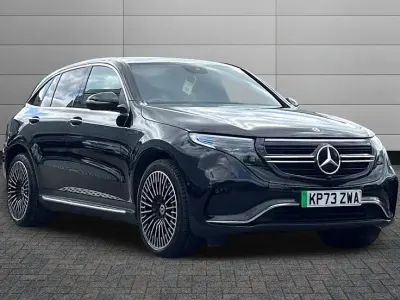 Used Mercedes EQC400 AMG Line Premium 295 kW (402 HP) 2023 Obsidian black SUV