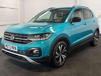 Used VW T-Cross Black Edition 110 HP (80 kW) 2022 Turquoise SUV