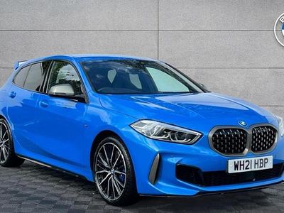 Used BMW M135 M Sport 306 HP (225 kW) 2021 Blue Hatchback