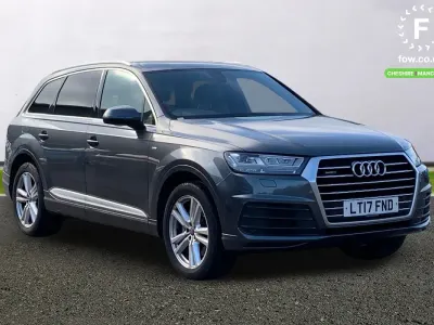 Used Audi Q7 S-Line 272 HP (200 kW) 2017 Grey SUV
