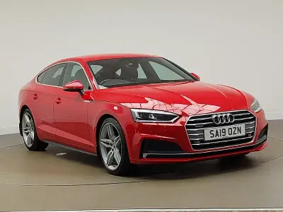 Used Audi A5 S-Line 190 HP (139 kW) 2019 Red Coupe