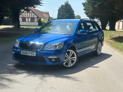 Used Skoda Octavia vRS 200 HP (147 kW) 2011 Blue Estate