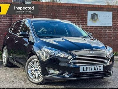 Used Ford Focus Zetec 101 HP (74 kW) 2017 Black Hatchback