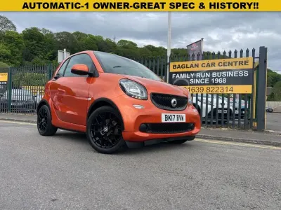Used Smart ForTwo Coupé Premium 90 HP (66 kW) 2017 Orange Coupe