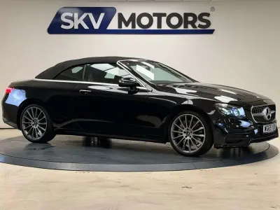 Używany Mercedes E350 AMG line 313 KM (230 kW) 2020 Czarny Kabriolet