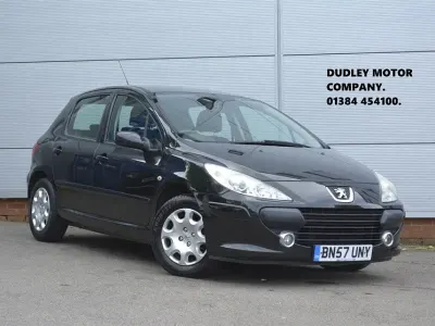 Used Peugeot 307 90 HP (66 kW) 2007 Black Hatchback