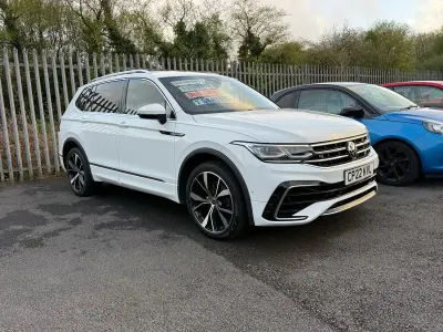 Used VW Tiguan Allspace R-line 150 HP (110 kW) 2022 White SUV