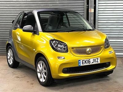 Yellow Used 2016 Smart ForTwo Cabrio Passion Cabriolet | £6,950 (Fair price)