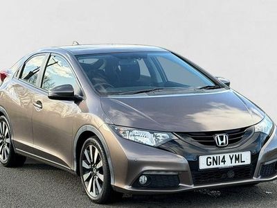 Brown Used 2014 Honda Civic SE Plus Hatchback | £7,190 (Fair price)