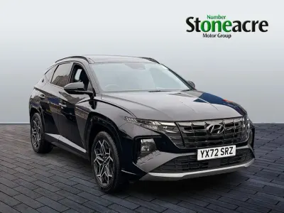 Usado Hyundai Tucson N Line 261 CV (191 kW) 2022 Negro SUV