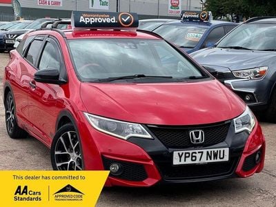 Used Honda Civic Sport 142 HP (104 kW) 2017 Red Estate