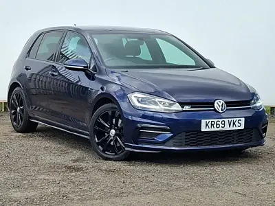 Used VW Golf VII R-line Edition 150 HP (110 kW) 2019 Blue Hatchback