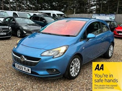 Used Vauxhall Corsa 90 HP (66 kW) 2019 Blue Hatchback