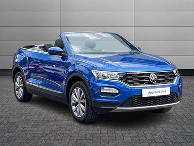 Blue Used 2021 VW T-Roc Cabriolet Design Cabriolet | £17,990 (Fair price)