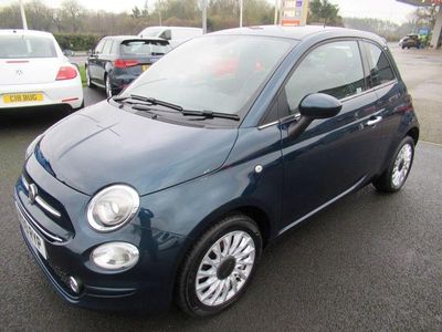 Blue Used 2019 Fiat 500 Lounge Hatchback | £6,995 (A bit pricey)