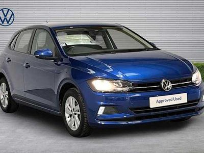 Used VW Polo SE 95 HP (69 kW) 2019 Blue Hatchback
