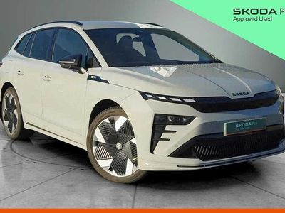 Meteor grey Used 2025 Skoda Enyaq iV vRS SUV | £41,950