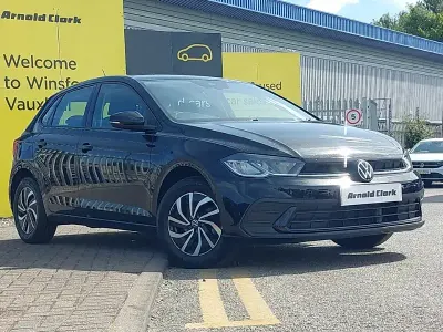 Used VW Polo Life 95 HP (69 kW) 2024 Black Hatchback