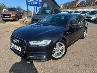 Used Audi A6 S-Line 190 HP (139 kW) 2015 Blue Estate