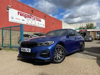 Begagnad BMW 330e M Sport 2019 Blå Sedan