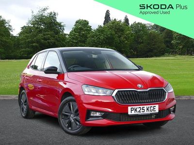 Red Used 2025 Skoda Fabia Design Edition Hatchback | £19,195 (Fair price)
