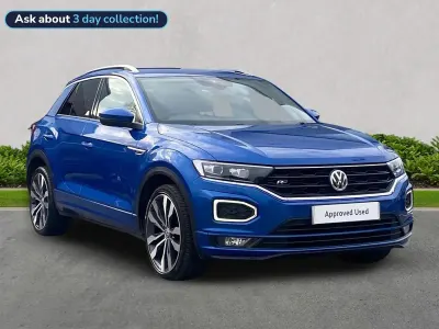 Begagnad VW T-Roc R-line 2018 Blå SUV