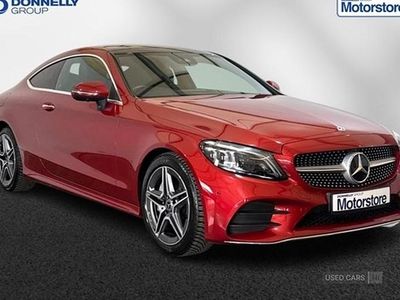 Red Used 2020 Mercedes C300 AMG Line Premium Plus Coupe | £24,995 (A bit pricey)
