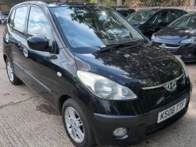 Used Hyundai i10 Comfort 67 HP (49 kW) 2008 Black Hatchback