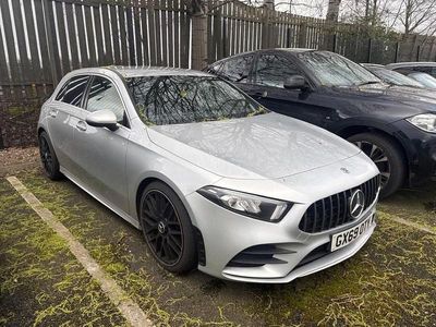 Used Mercedes A180 AMG line 136 HP (100 kW) 2019 Silver Hatchback