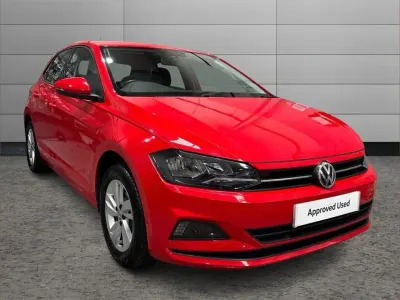 Used VW Polo SE 65 HP (47 kW) 2018 Red Hatchback