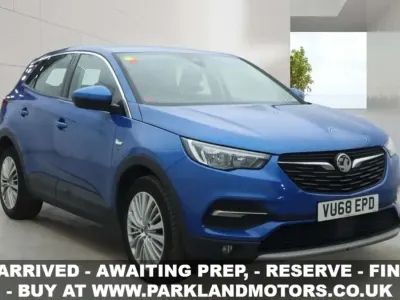 Begagnad Vauxhall Grandland X S 130 HK (95 kW) 2018 Blå SUV