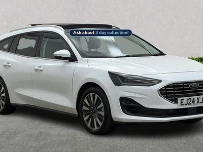 White Used 2024 Ford Focus Titanium X Estate | £21,490 (Expensive)