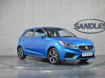 Used MG MG3 Excite 106 HP (77 kW) 2023 Blue Hatchback