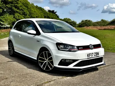 Begagnad VW Polo GTI 2017 Vit Halvkombi