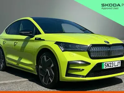 Used Skoda Enyaq iV vRS 219 kW (299 HP) 2023 Hyper green SUV