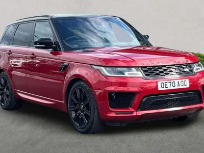 Used Land Rover Range Rover Sport Autobiography Dynamic 404 HP (297 kW) 2020 Red SUV