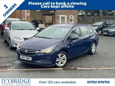Used Vauxhall Astra Design Edition 2017 Blue Estate