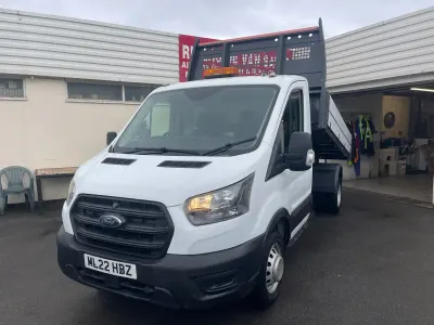 Used Ford Transit 130 HP (95 kW) 2022 White Cabriolet