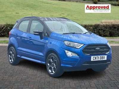 Used Ford Ecosport ST-Line 125 HP (91 kW) 2021 Blue SUV