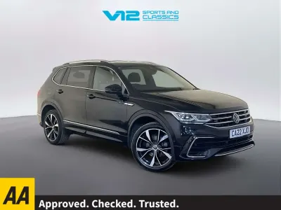 Used VW Tiguan Allspace R-line 150 HP (110 kW) 2022 Black SUV