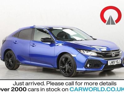 Blue Used 2019 Honda Civic Sport Hatchback | £13,400 (Fair price)