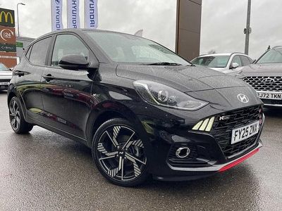 Abyss black Used 2025 Hyundai i10 N Line Hatchback | £17,489 (Fair price)
