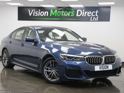 Used BMW 530e M Sport 2021 Blue Sedan