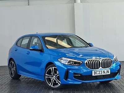 Used BMW 118 M Sport 136 HP (100 kW) 2023 Blue Hatchback