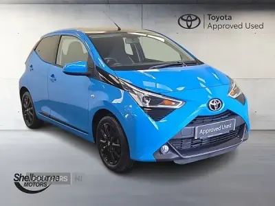 Gebraucht Toyota Aygo x-press 2018 Blau Kleinwagen