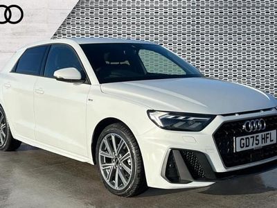 New Audi A1 Sportback S-Line 150 HP (110 kW) 2025 White Hatchback
