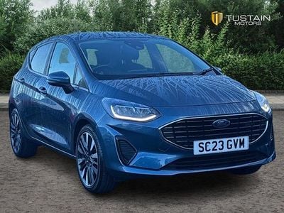 Used Ford Fiesta Titanium X 125 HP (91 kW) 2023 Blue Hatchback