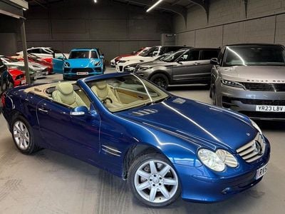 Used Mercedes SL500 2002 Blue Cabriolet