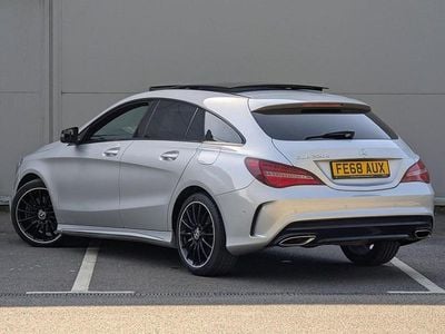 Used Mercedes CLA220 Shooting Brake AMG line 2018 Silver Estate
